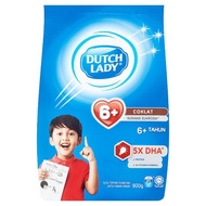 Dutch Lady 6+ Formulated Milk Powder 900g Coklat Chocolate