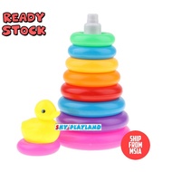 Duck Stacking Ring Toy Kids Baby Bath Toy (Ring Play Set ) (2303) ♥ Ready Stock ♥