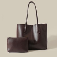 codHigh-End Mumu M303 Quality Leather 2in1 Women Tote Bag College Students Shoulder Bags For Woman◓u