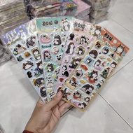 Lucky Cat stickers/ Japanese Cat stickers Embossed Cat stickers