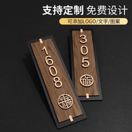 Modern House Number Plate Nombor Plat Rumah Bulat No Plat Alamat Rumah Hotel Room Number Signage Gol