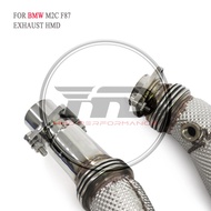 HMD Big Sale Exhaust System High Flow Performance Downpipe for BMW M2C F87 Car Accessories With Cata