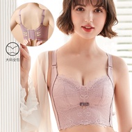 New Women's Fashion Ultra Thin Delicate Lace Seamless Plus Size Bra Full Cup Soft Wireless Sexy Gath