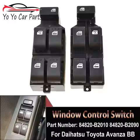 84820-B2010 Electric Master Power Window Lifter Control Switch Regulator Button For Daihatsu Sirion 