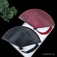 Carved Inch Fan Folding Fan Classical Style Cheongsam Bamboo Hanfu Fan Women's Dance Hollow Full Jap