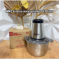 Meat Grinder Chopper Blender Portable MKC Kimiso Model BP-129 Capacity 2.1 Liters