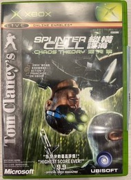 初代Xbox 遊戲光碟Splinter Cell Chaos Theory 縱橫諜海混沌論