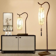 New Chinese Floor Lamp Simple Modern Living Room Lamps Retro Study Bedroom Light Creative Personality Iron Lamps