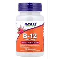 NOW B-12 1000mcg, 100 Lozenges