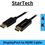 StarTech.com 6ft (2m) DisplayPort to HDMI Cable - 4K 30Hz - DisplayPort to HDMI Adapter Cable