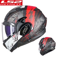 ❀⋮ ️LS2 FF900 Valiant II 180 Degrees Flip Up Modular Motorcycle Helmet With Double Visors And Anti-f