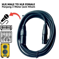 Sound System Microphone Mic Cable XLR to XLR 3 Meters Long Microphone Cable