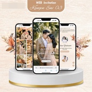 DIGITAL WEDDING INVITATION ONLINE WEBSITE KANGEN ENV 03