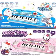 ✨Ready Stock✨118D-78A/78B B/O PIANO CARTOON DOREAMON HELLO KITTY ELETRONIC ORGAN