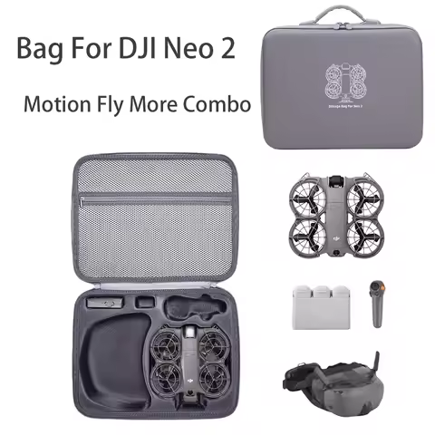 Portable Shoulder Bag for DJI Neo 2 Drone Motion Fly More Combo Carrying Case for DJI Neo 2 Goggles 