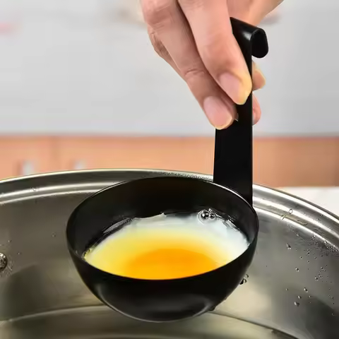 Stainless Steel Boiled Egg Poacher Mold Poached Egg Maker Kitchen Tool for Soft Boiled Onsen Egg Han
