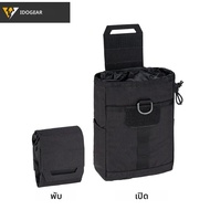 IDOGEAR ยุทธวิธี Dump Pouch MOLLE Drop กระเป๋าพับ Mag รีไซเคิลผู้ถือนิตยสารเก็บวัตถุประสงค์กระเป๋ากา