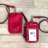 Kate Spade Chelsea Cranberry Lanyard Authentic