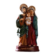 Antique Style Holy Family Statue Saint Mary, Saint Joseph and Baby Jesus Statue Catholic Gift
