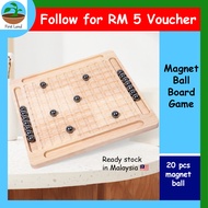 Magnet Ball Board Table Game Wood Kid Toys Boys Girls | Mainan Bola Magnetik Budak Lelaki Perempuan