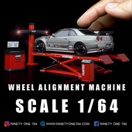 NINETY ONE 1/64 SET 9 Wheel Alignment Machine