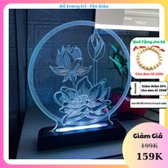 3d LED Lotus Light, Altar Decoration, Desk, Living Room