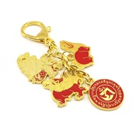 3 Harmony Animals Amulet Feng Shui Keychain - Cure for Hostile Star 3, Argumentative, Lawsuits