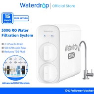 Waterdrop G5P500 & G5P500A Reverse Osmosis Water Filter, NSF/ANSI 372 Certified, 500G RO Water Filtr
