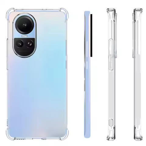 Oppo Reno 10 Pro 5G CPH2525 Case Air Cushion Shockproof Clear Airbag Silicone TPU Back Cover Case fo