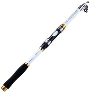 Joran Pancing Teleskopik Portabel 1.8M-3.3M Bepergian Ultra Ringan Untuk Memancing Di Kapal
