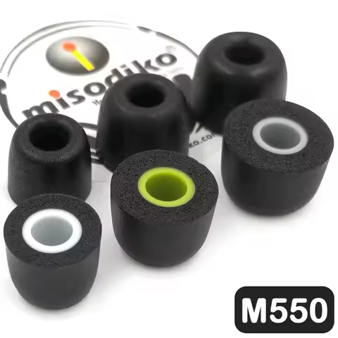 misodiko M550 Memory Foam Replacement Eartips for Jaybird X4 X3 X2/ BlueBuds X/ Freedom F5 Earphones