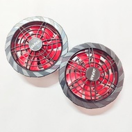 2 Japanese 12V 9-sided fans + fan connection wire works durable over the years