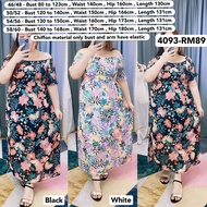 Ready Stock Plus size Dress * Bust 32 to 66inch / 80 - 168cm (4093