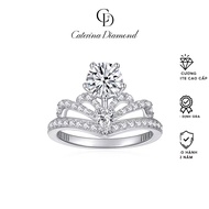 Nhẫn Kim Cương Moissanite Caterina Diamond Queen’s Tiara Moissanite Ring DR033