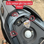 3 salaya Screws, Titanium Hand-Mounted Books Scooters