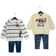 DISNEY BABY GIRL SET WITH JEANS | SET DISNEY BAJU DAN SELUAR JEANS BABY GIRL