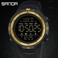 SANDA 6014 Outdoor Sports Digital 5 ATM Water Proof Watch for Men