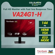 ViewSonic VA24G1-H 24" Full HD Gaming Monitor | 120Hz Refresh Rate | 1ms MPRT | Adaptive Sync | HDMI