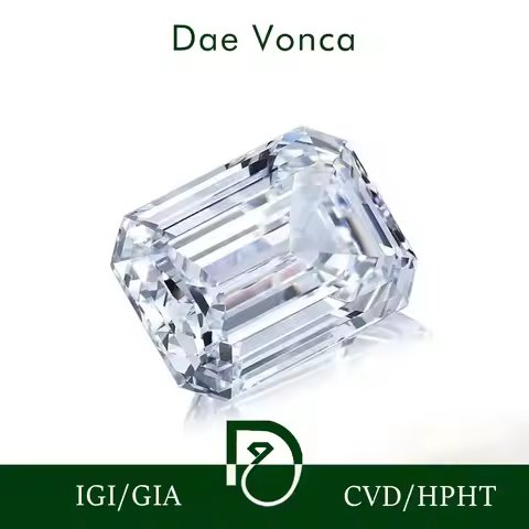 1.0-5.0CT Emerald Cut Lab Grown Diamond High Quality CVD/HPHT IGI Certified Loose Lab Grown Diamond