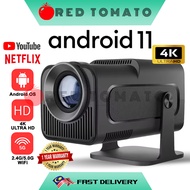 RED TOMATO 4K Full HD Smart Android Projector Home Projector HY320 Laptop Phone Projector Android 11
