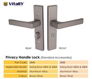 Vitally Aluminium Toilet Swing Door Lock Handle For Toilet Bathroom Kitchen Door Lock vitally door h