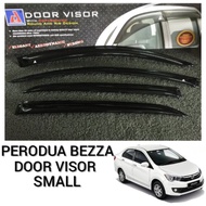 100% Ori PERODUA BEZZA AUTOMONT Door Visor Air Press Car Window (SMALL) 7CM 2016-2022