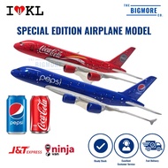 Bigmore Airplane Model Limited Edition Diecast Metal Kapal Terbang Airbus A380 A320 A350 Airline Air