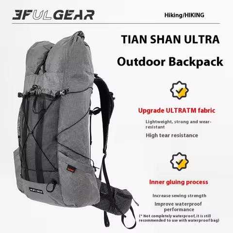 3F UL GEAR Tianshan Ultra Lightweight Hiking Mountaineering Outdoor Backpack 35+10L Ultra High Polym