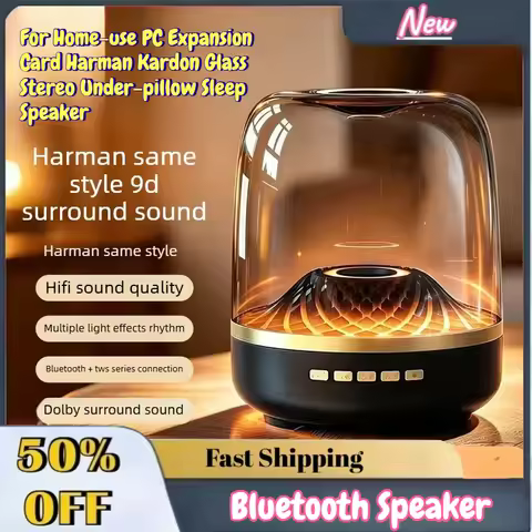 High-Quality Bluetooth Speaker Subwoofer for Home-use PC Expansion Card Harman Kardon Glass Stereo U