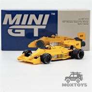 MINI GT 1:64 99T #12 Ayrton Senna 1987 Monaco Grand Prix Winner Diecast Model Car
