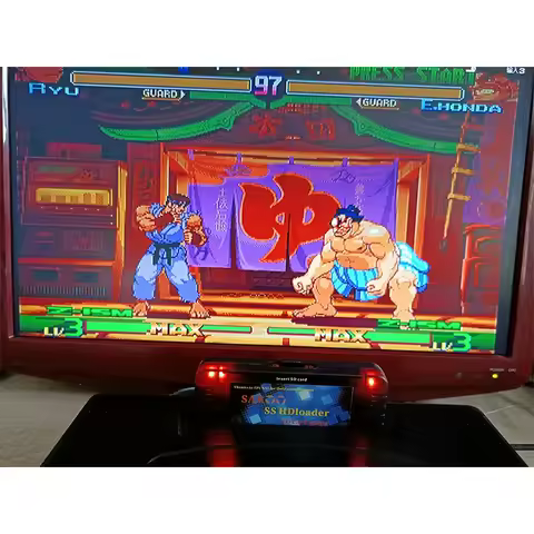 SAROO SEGA Saturn 0.7 Firmware SS NEO GEO Arcade Console HDLoader Fast Reading Game Reader TF/SD Car