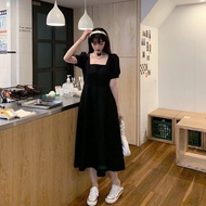 HITAM Christmas Midi Dress Monseur Gallery Black Midi Dress Fashion Korean Style DRS C001 By D 4 you