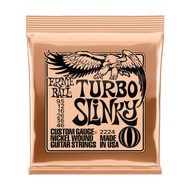 Electric Guitar String Set, Electric Guitar - Ernie Ball 2224 - Turbo Slinky Nickel Wound Strings, 9