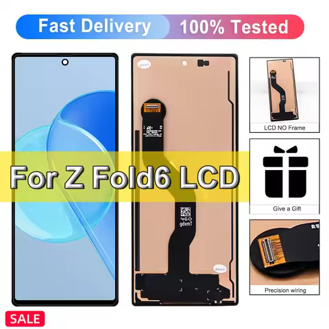 TFT Fold6 LCD For Samsung Z Fold 6 F956 F956B LCD Display Touch Screen Digitizer Assembly Replacemen